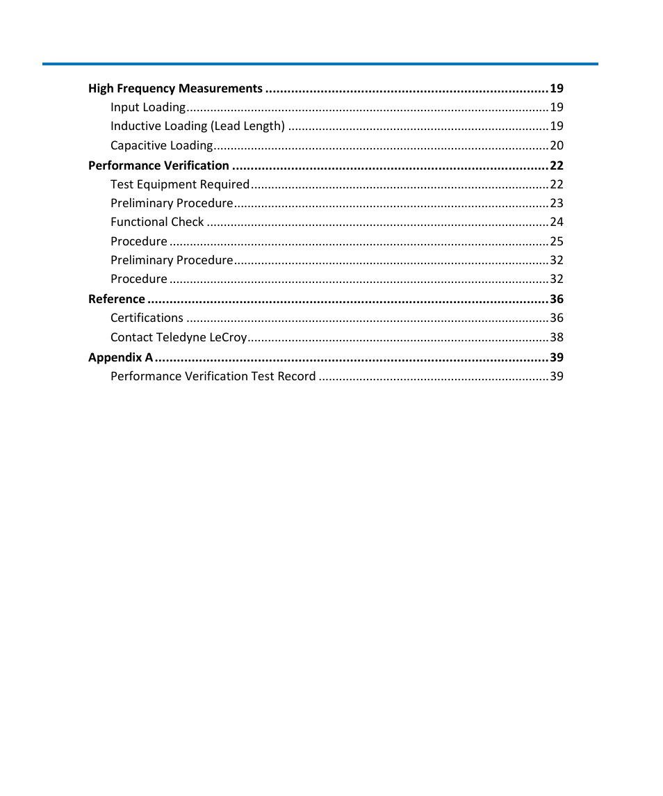 Teledyne LeCroy HFP1500 User Manual | Page 6 / 48