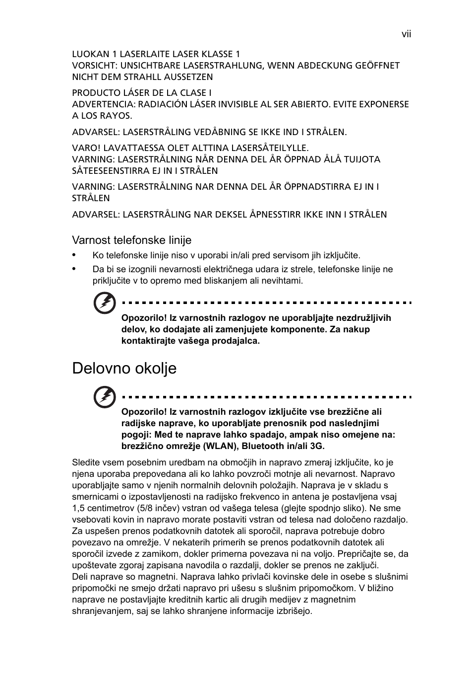 Delovno okolje | Acer Aspire Series User Manual | Page 1153 / 2206