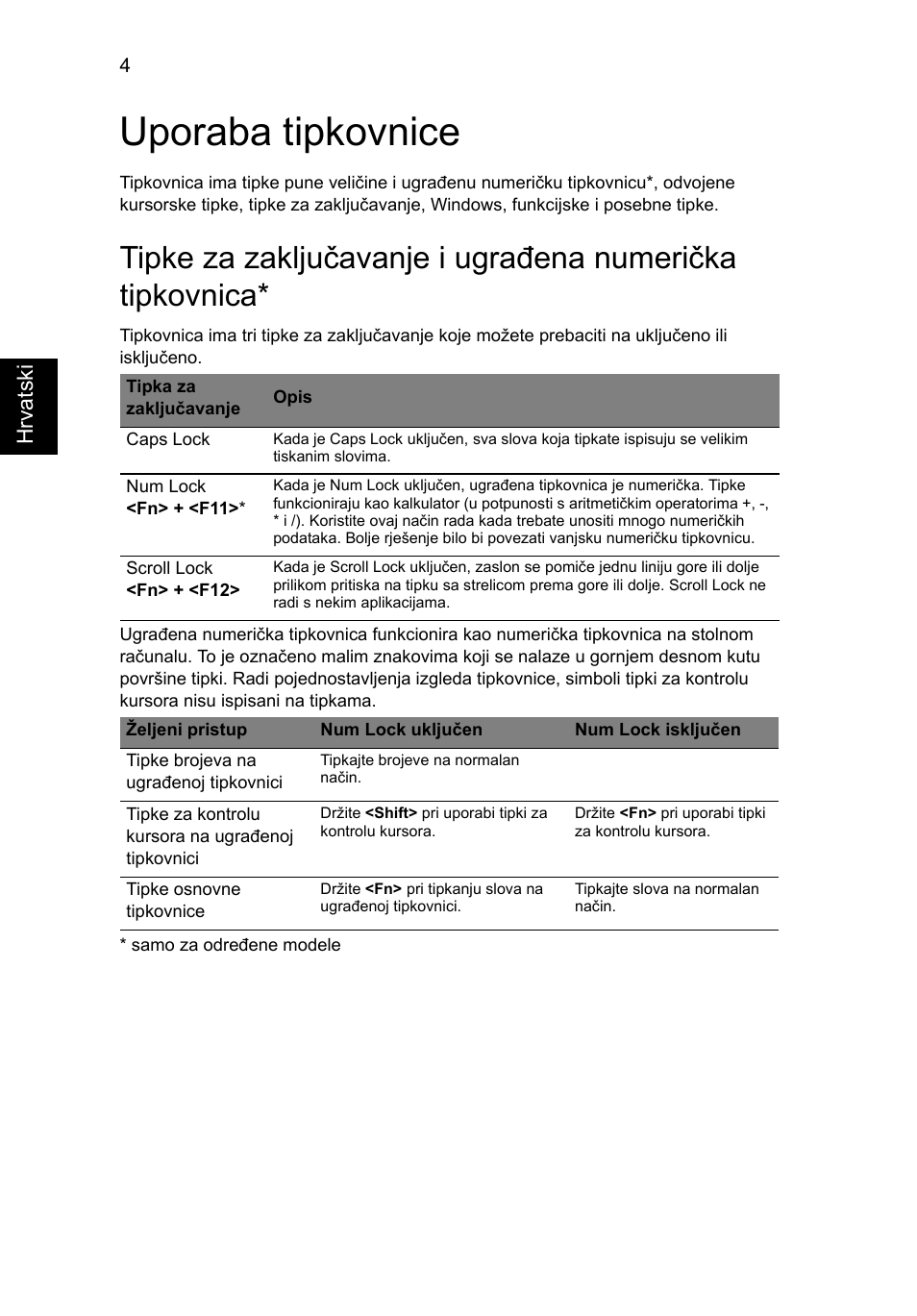 Uporaba tipkovnice | Acer Aspire Series User Manual | Page 1240 / 2206