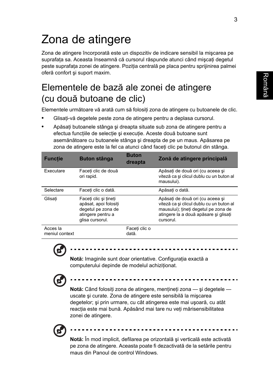 Zona de atingere | Acer Aspire Series User Manual | Page 1311 / 2206