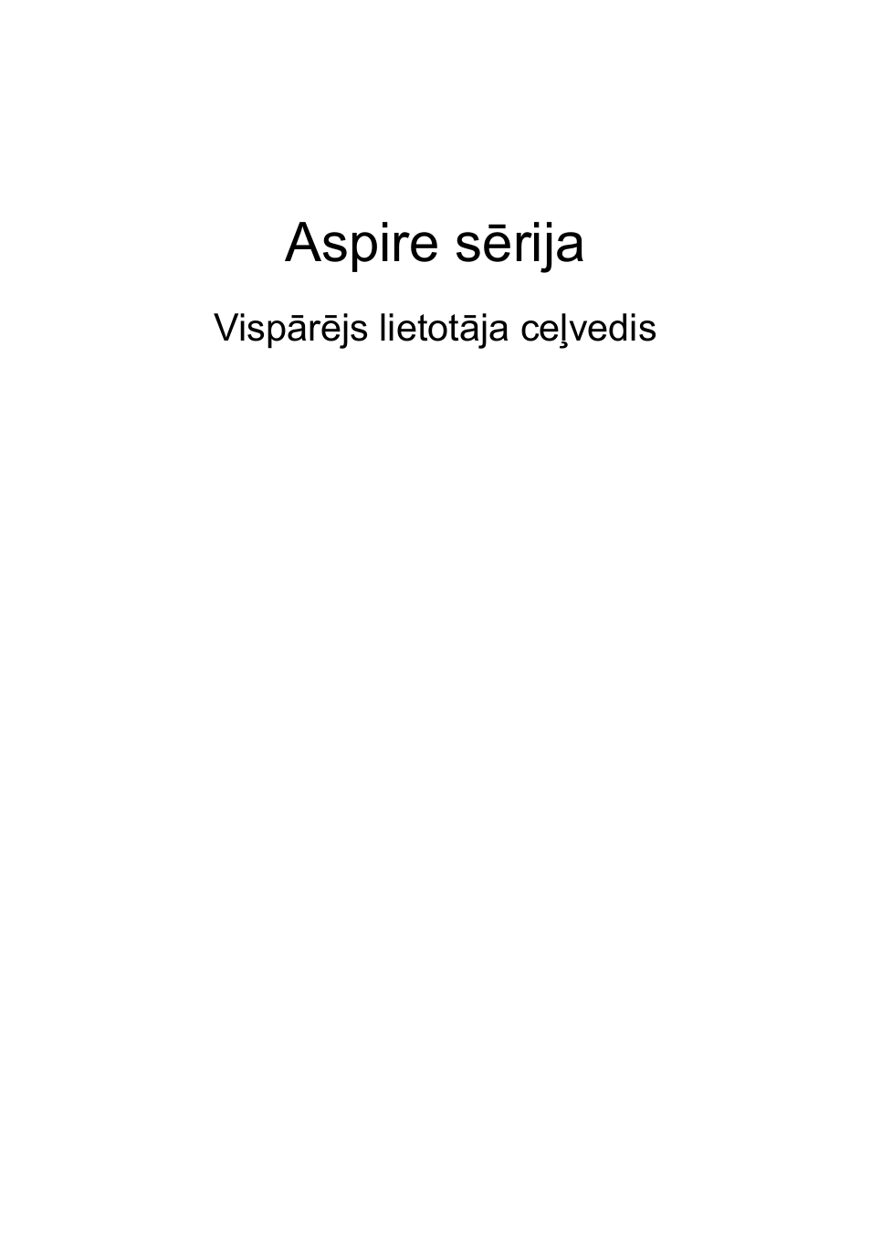 Latviski, Aspire sērija | Acer Aspire Series User Manual | Page 1503 / 2206