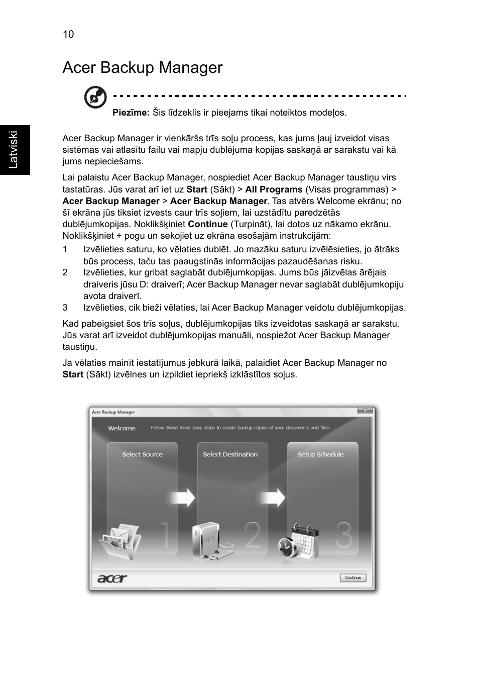 Acer backup manager | Acer Aspire Series User Manual | Page 1532 / 2206