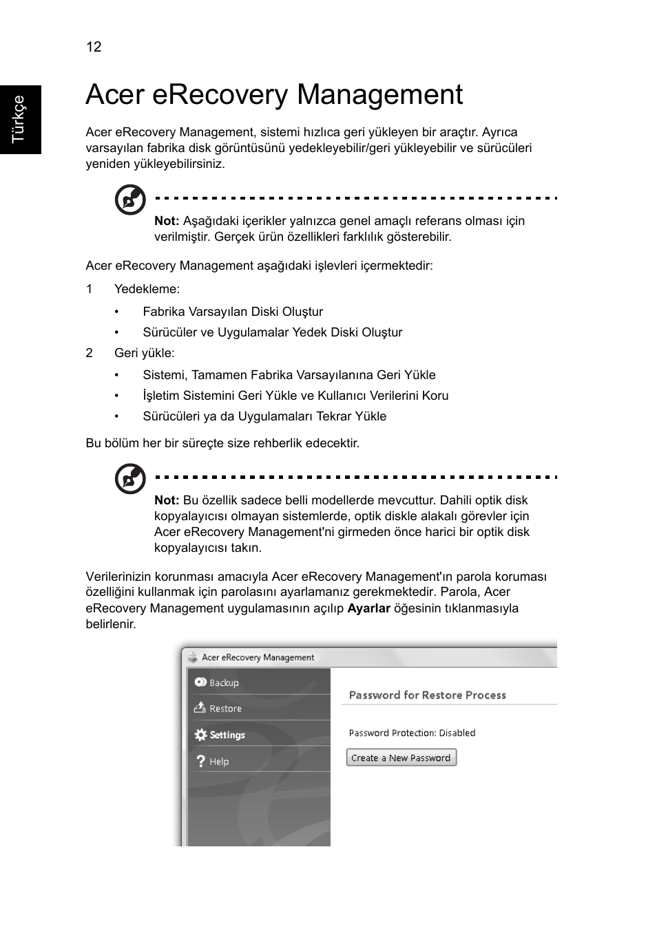 Acer erecovery management | Acer Aspire Series User Manual | Page 1756 / 2206