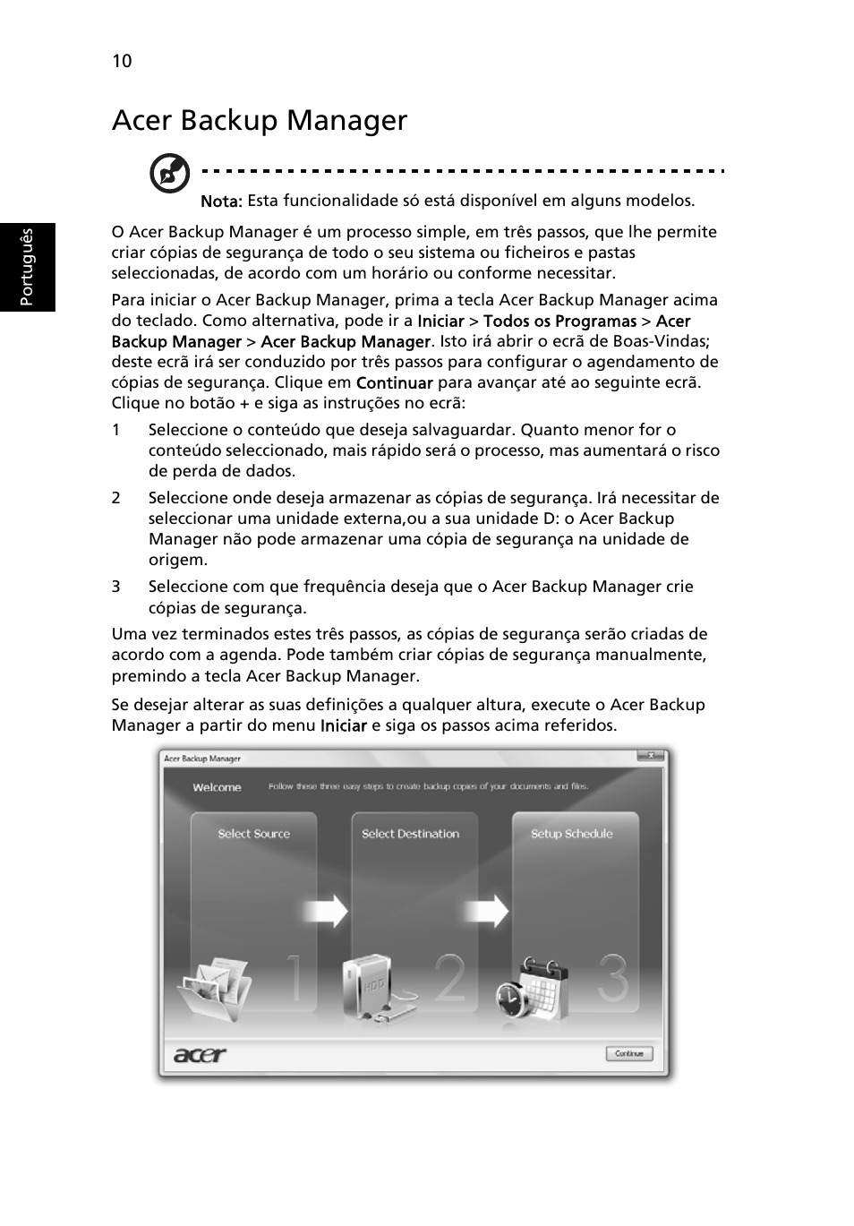 Acer backup manager | Acer Aspire Series User Manual | Page 396 / 2206