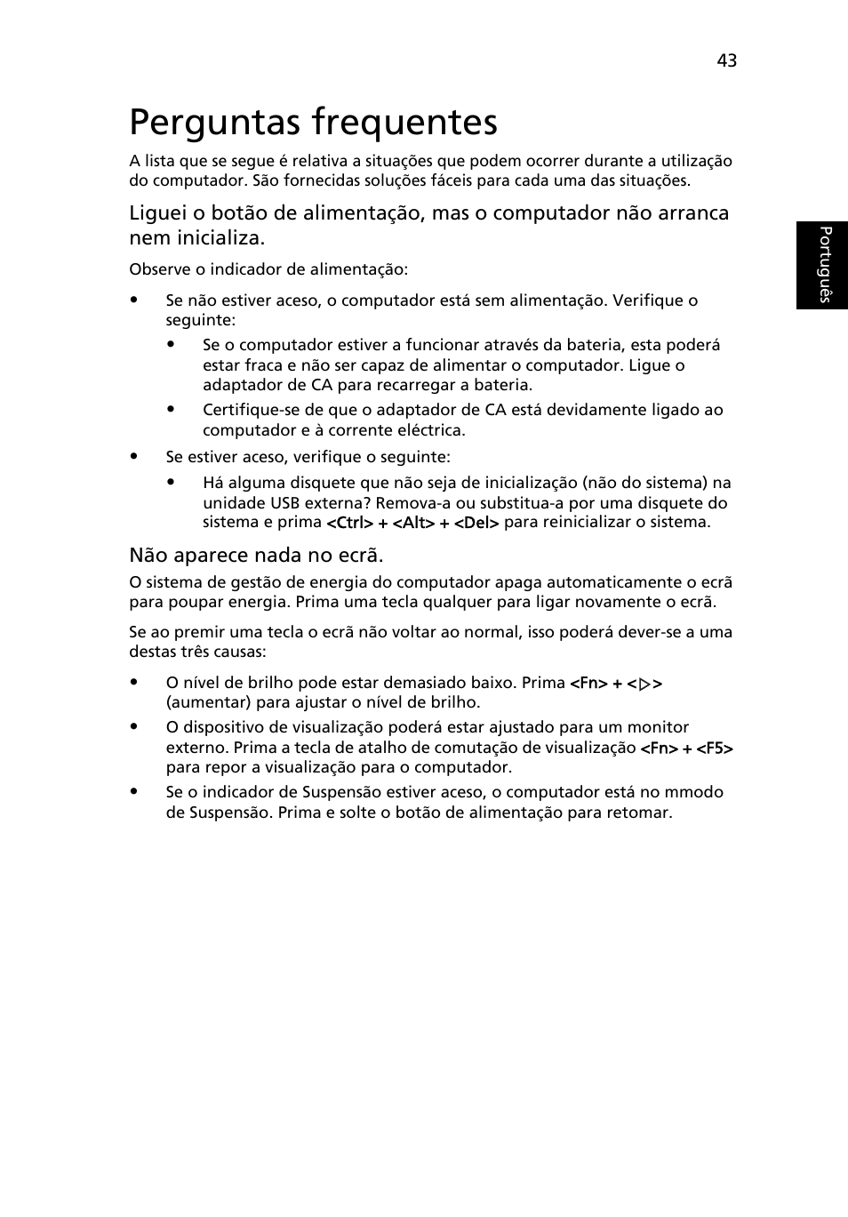 Perguntas frequentes | Acer Aspire Series User Manual | Page 429 / 2206