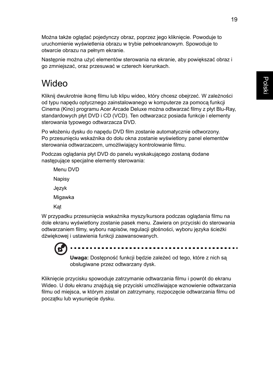 Wideo | Acer Aspire Series User Manual | Page 901 / 2206