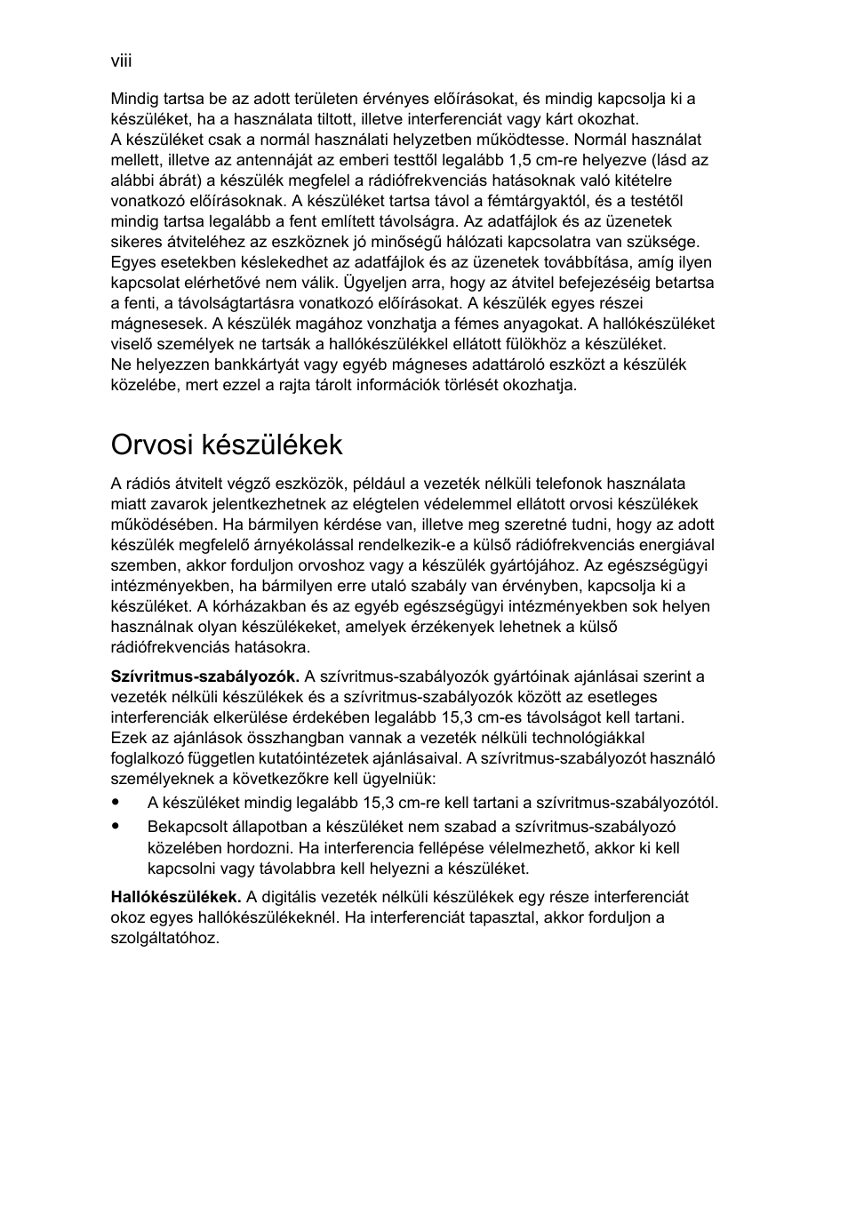 Orvosi készülékek | Acer Aspire Series User Manual | Page 942 / 2206