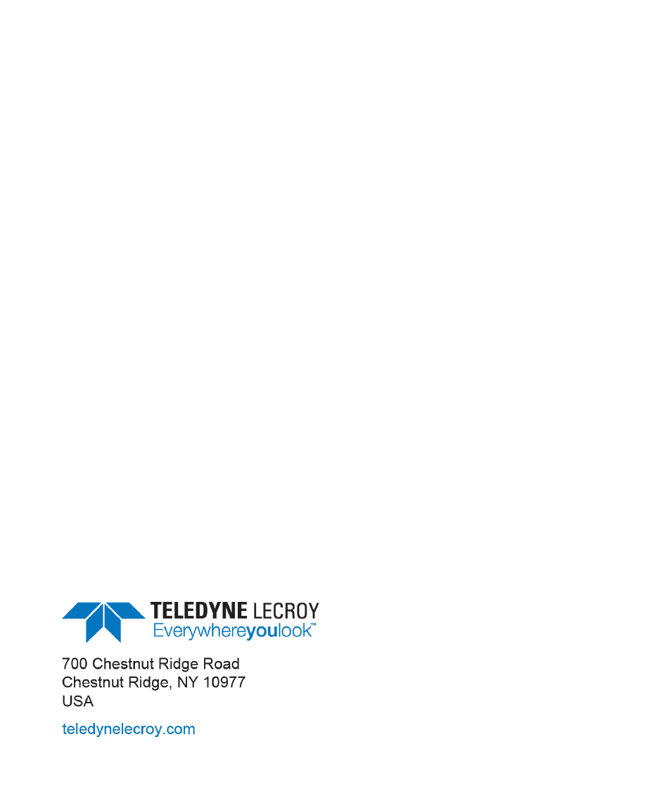 Teledyne LeCroy HFP2500 User Manual | Page 48 / 48