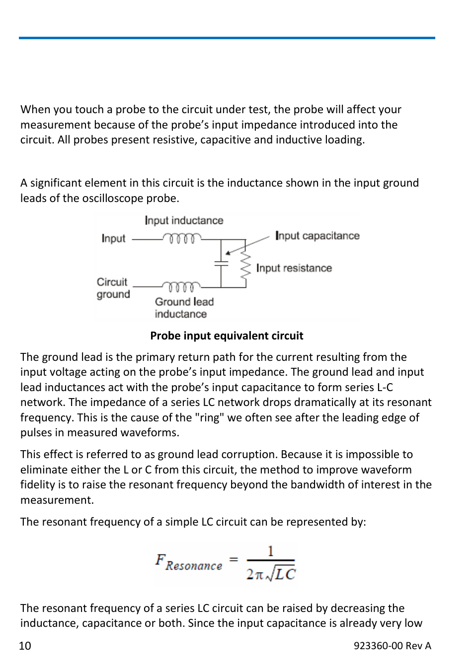 High frequency measurements | Teledyne LeCroy ZS4000 User Manual | Page 16 / 32