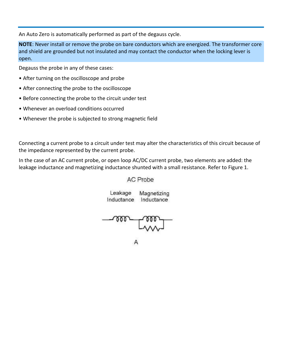 Insertion impedance | Teledyne LeCroy CP500 User Manual | Page 12 / 32