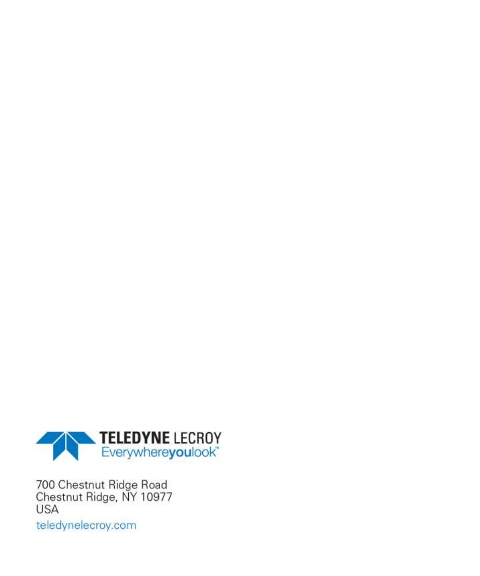 Teledyne LeCroy CP500 User Manual | Page 32 / 32