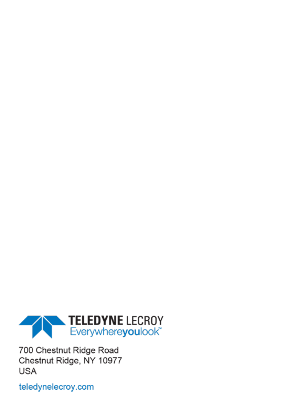 Teledyne LeCroy DXC100A User Manual | Page 24 / 24