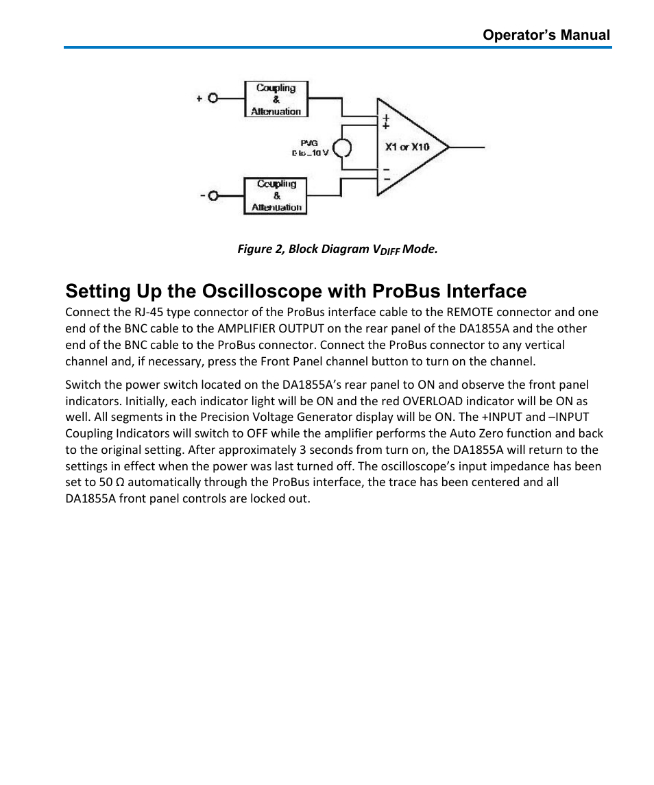 Setting up the oscilloscope with probus interface | Teledyne LeCroy DA1855A User Manual | Page 31 / 94