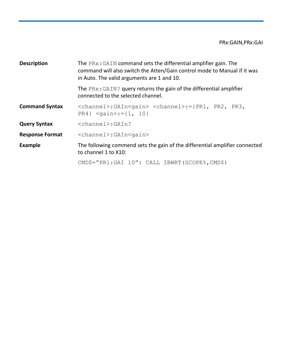 Gain | Teledyne LeCroy DA1855A User Manual | Page 56 / 94