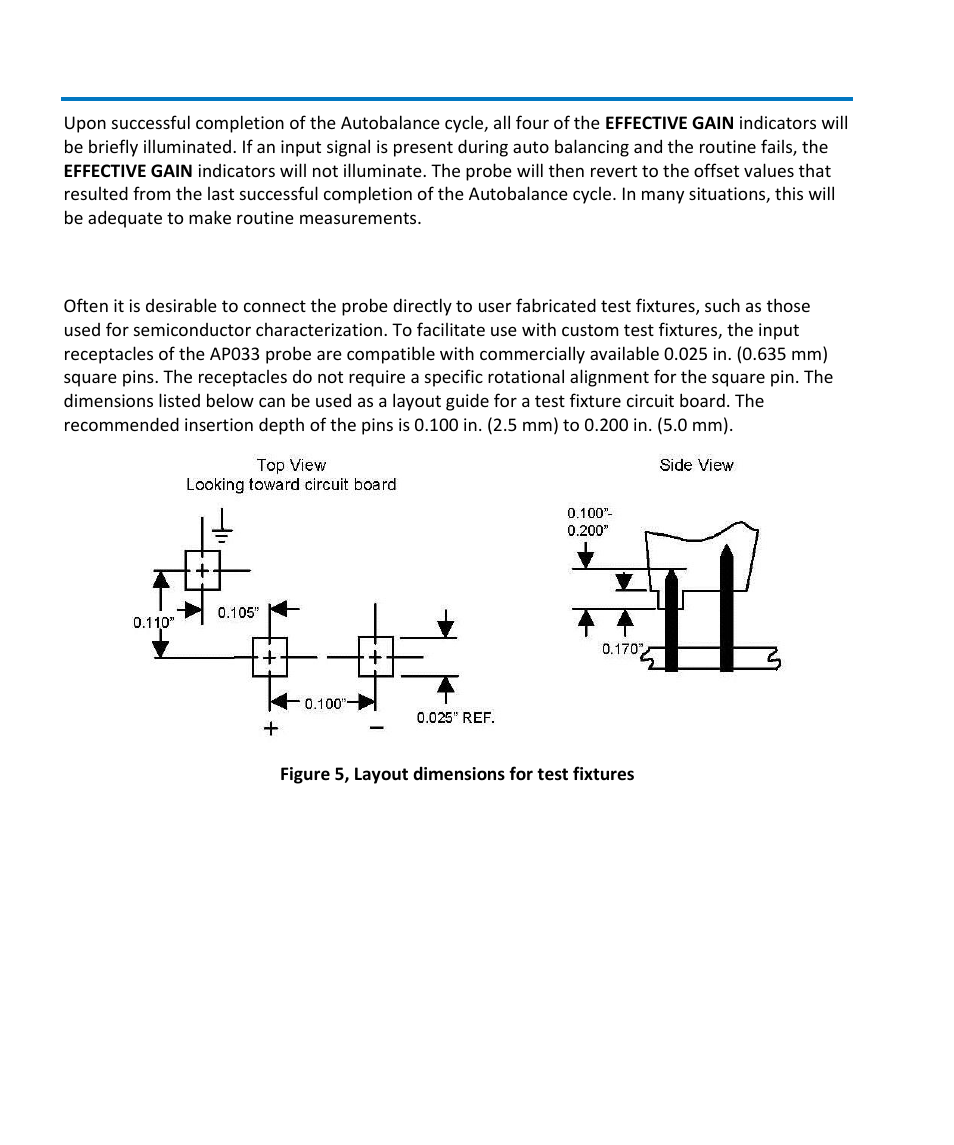 Designing test fixtures for the ap033 probe | Teledyne LeCroy AP033 User Manual | Page 22 / 62