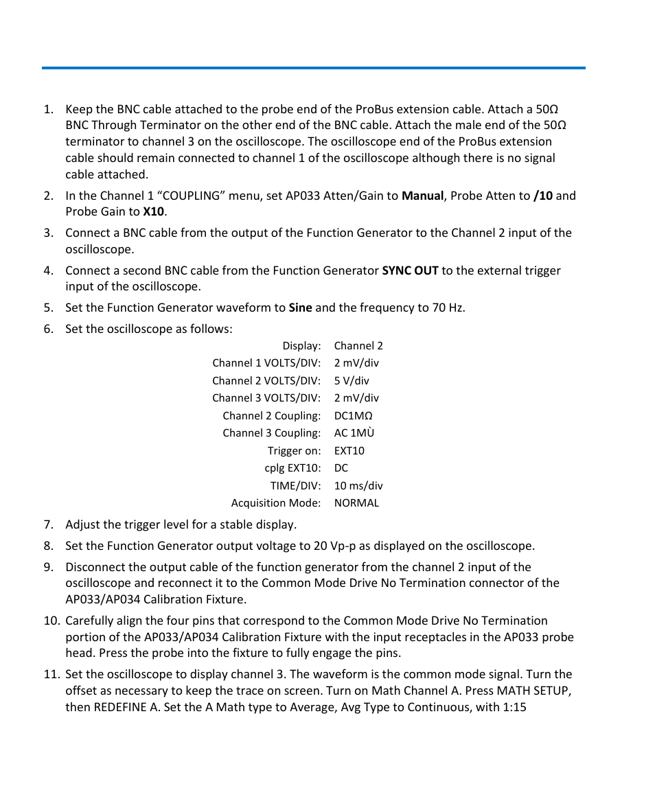 D. adjust ÷10 attenuator cmrr (r7) | Teledyne LeCroy AP033 User Manual | Page 48 / 62
