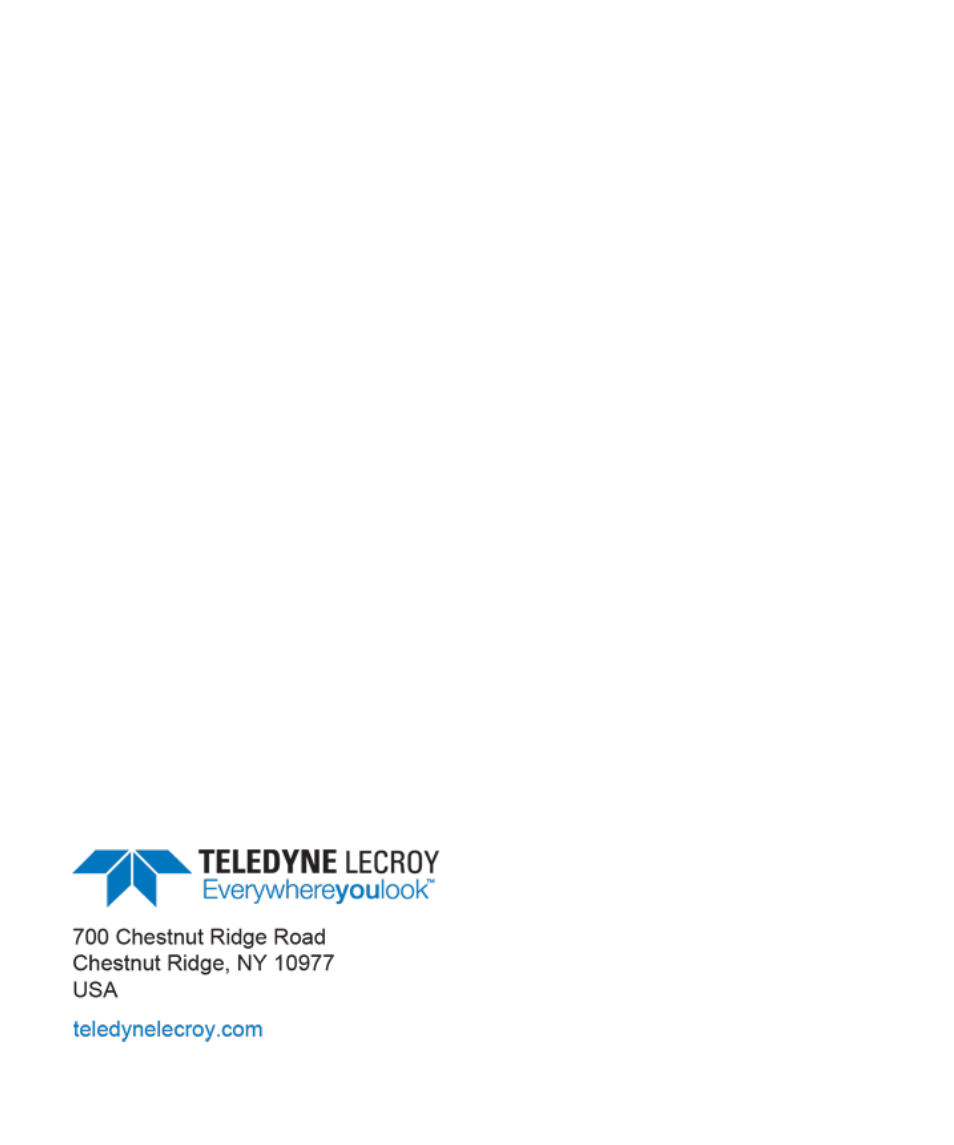 Teledyne LeCroy AP033 User Manual | Page 62 / 62
