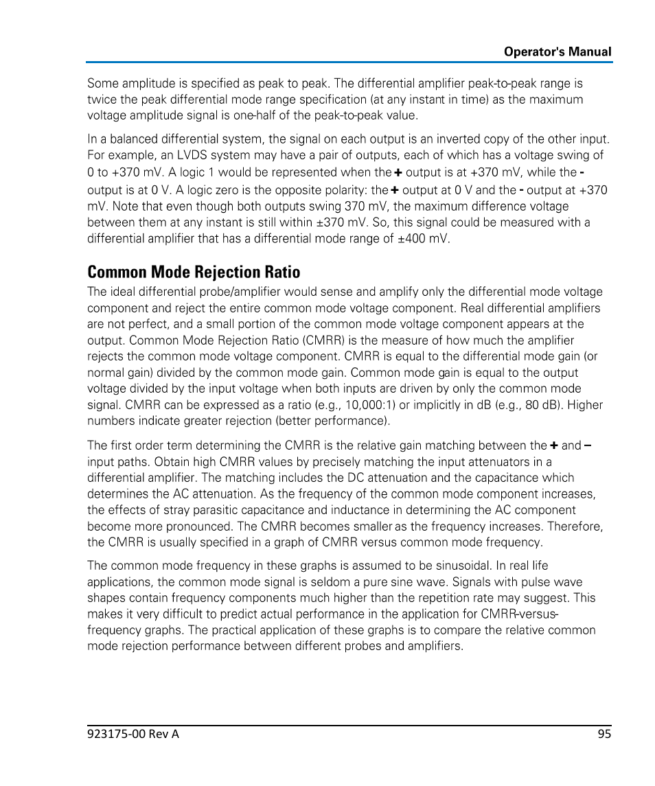 Teledyne LeCroy WaveLink Differential Probe Series (4, 6 GHz) User Manual | Page 101 / 108