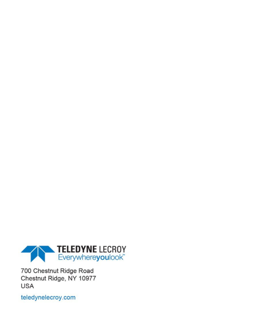 Teledyne LeCroy WaveLink Differential Probe Series (4, 6 GHz) User Manual | Page 108 / 108
