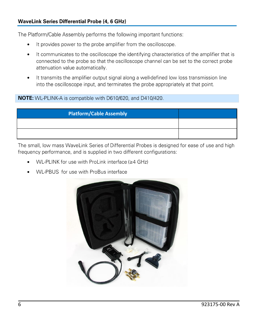 Teledyne LeCroy WaveLink Differential Probe Series (4, 6 GHz) User Manual | Page 12 / 108