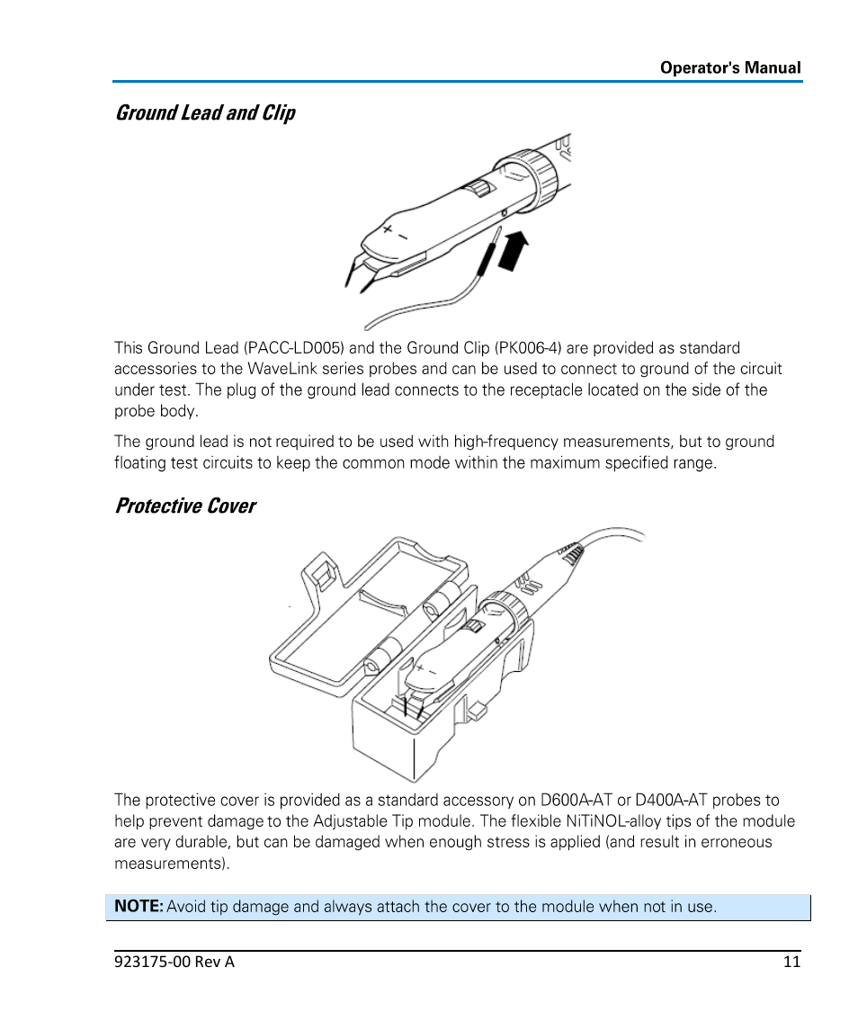 Teledyne LeCroy WaveLink Differential Probe Series (4, 6 GHz) User Manual | Page 17 / 108