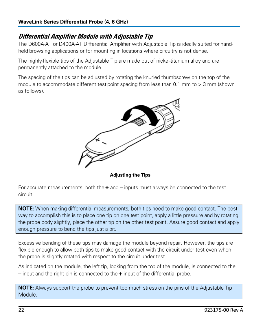 Teledyne LeCroy WaveLink Differential Probe Series (4, 6 GHz) User Manual | Page 28 / 108