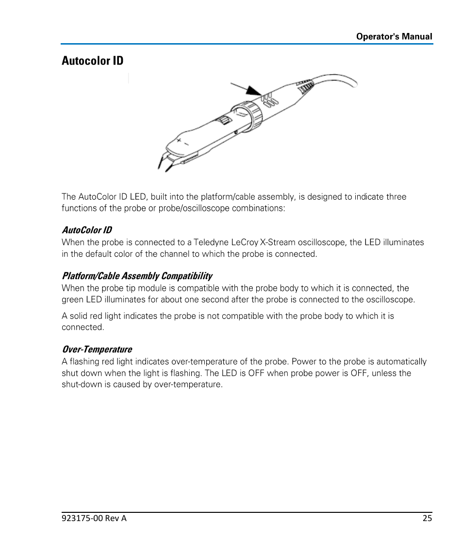 Teledyne LeCroy WaveLink Differential Probe Series (4, 6 GHz) User Manual | Page 31 / 108