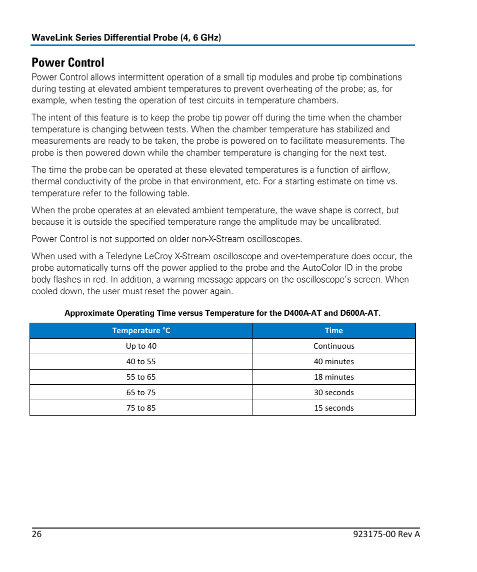 Teledyne LeCroy WaveLink Differential Probe Series (4, 6 GHz) User Manual | Page 32 / 108