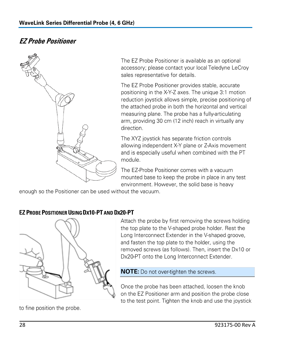 Teledyne LeCroy WaveLink Differential Probe Series (4, 6 GHz) User Manual | Page 34 / 108