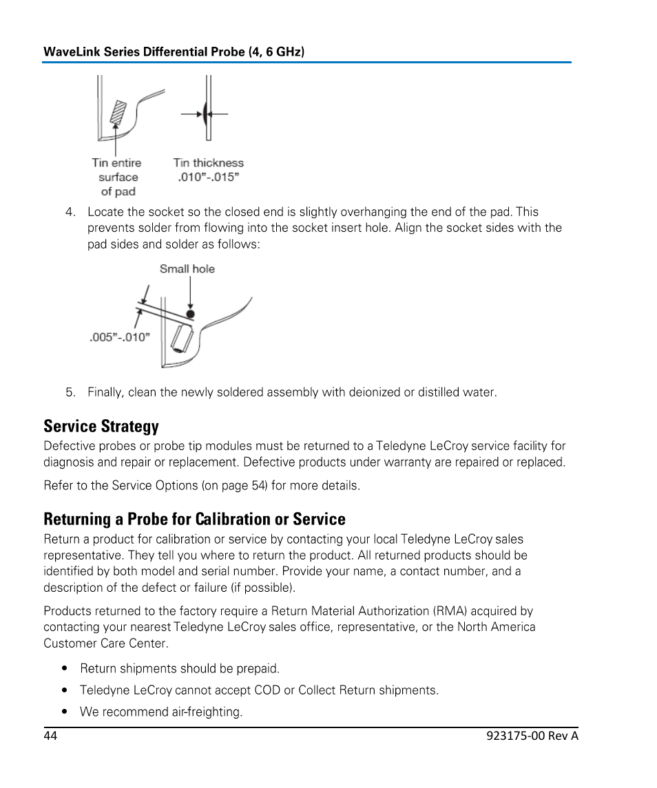Teledyne LeCroy WaveLink Differential Probe Series (4, 6 GHz) User Manual | Page 50 / 108
