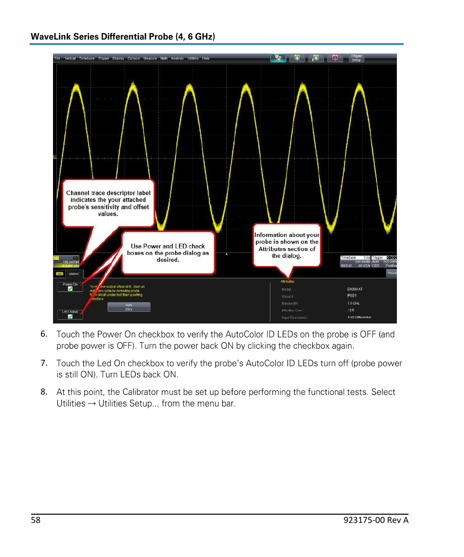 Teledyne LeCroy WaveLink Differential Probe Series (4, 6 GHz) User Manual | Page 64 / 108