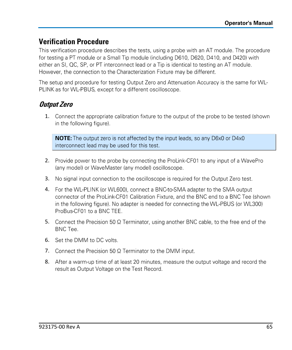 Teledyne LeCroy WaveLink Differential Probe Series (4, 6 GHz) User Manual | Page 71 / 108