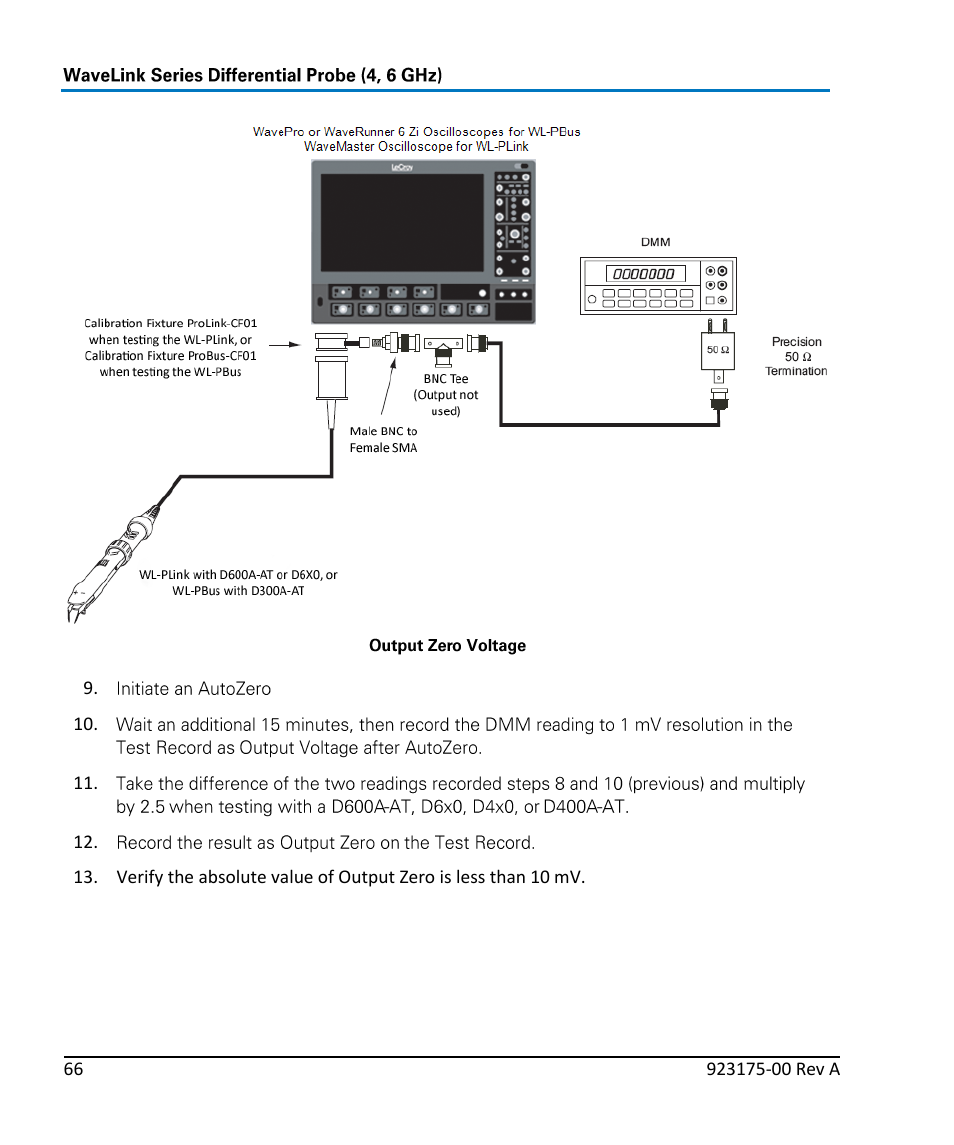 Teledyne LeCroy WaveLink Differential Probe Series (4, 6 GHz) User Manual | Page 72 / 108