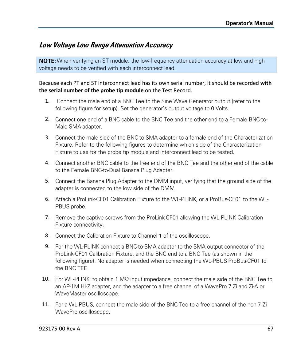 Teledyne LeCroy WaveLink Differential Probe Series (4, 6 GHz) User Manual | Page 73 / 108