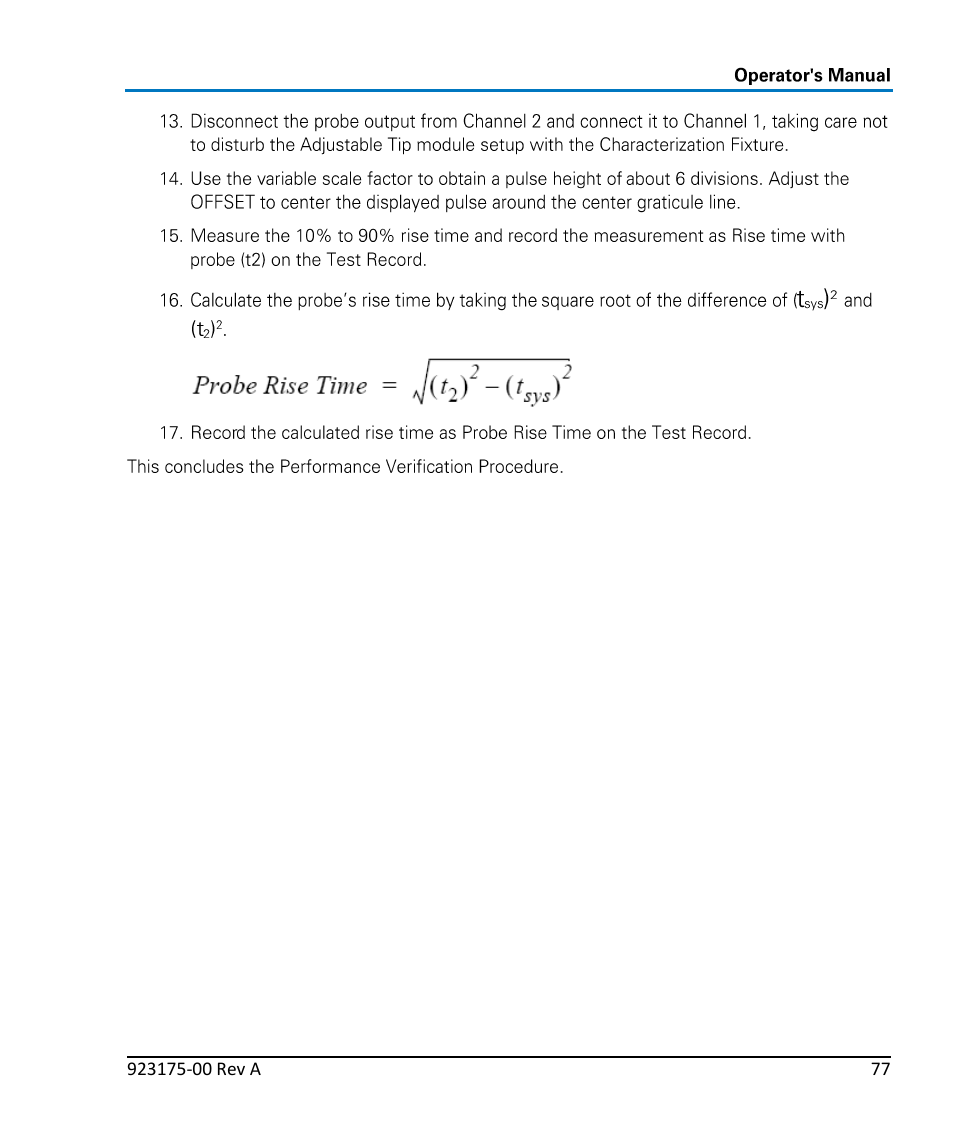 Teledyne LeCroy WaveLink Differential Probe Series (4, 6 GHz) User Manual | Page 83 / 108
