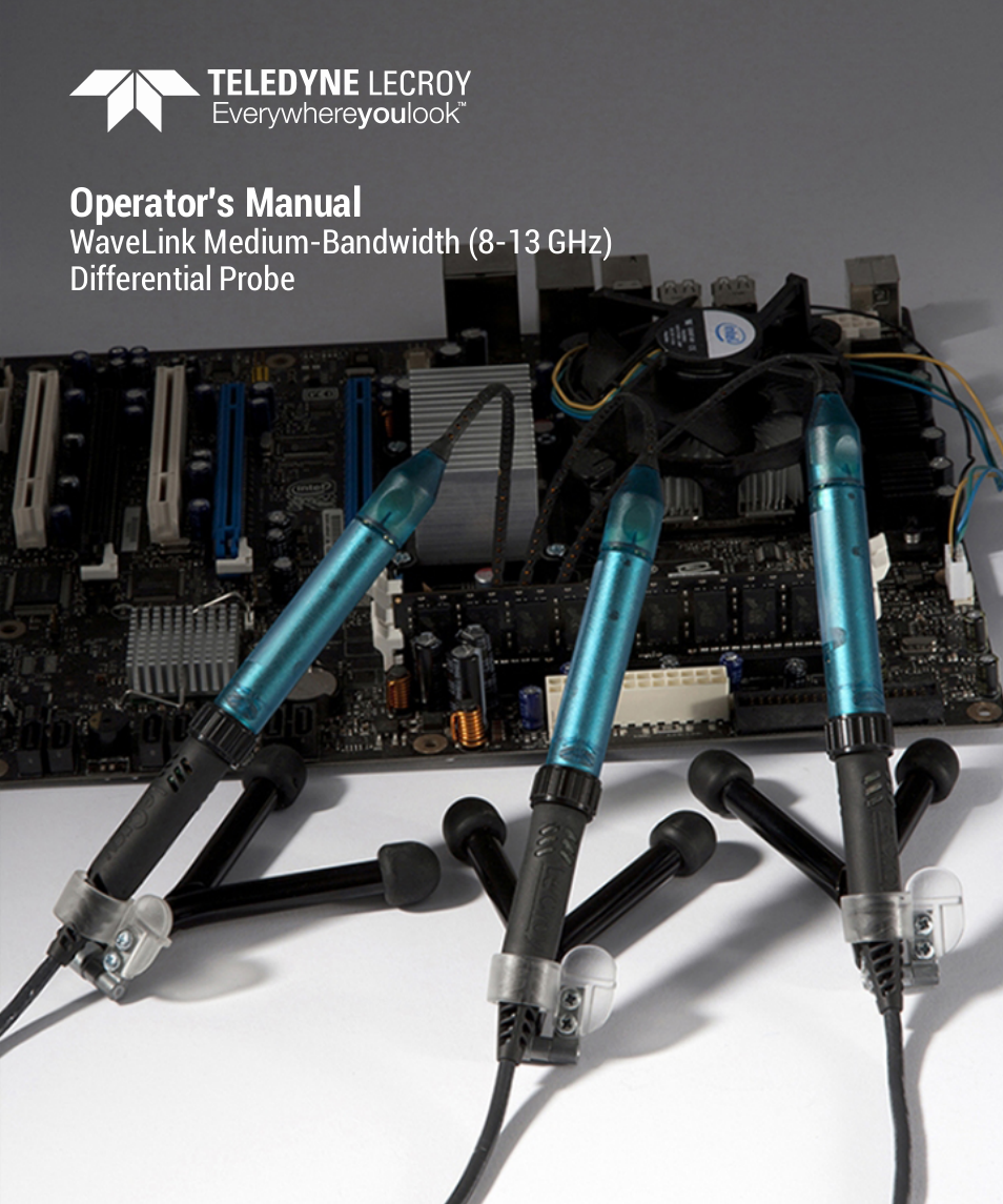 Teledyne LeCroy WaveLink Differential Probe Series (8-13 GHz) User Manual | 70 pages