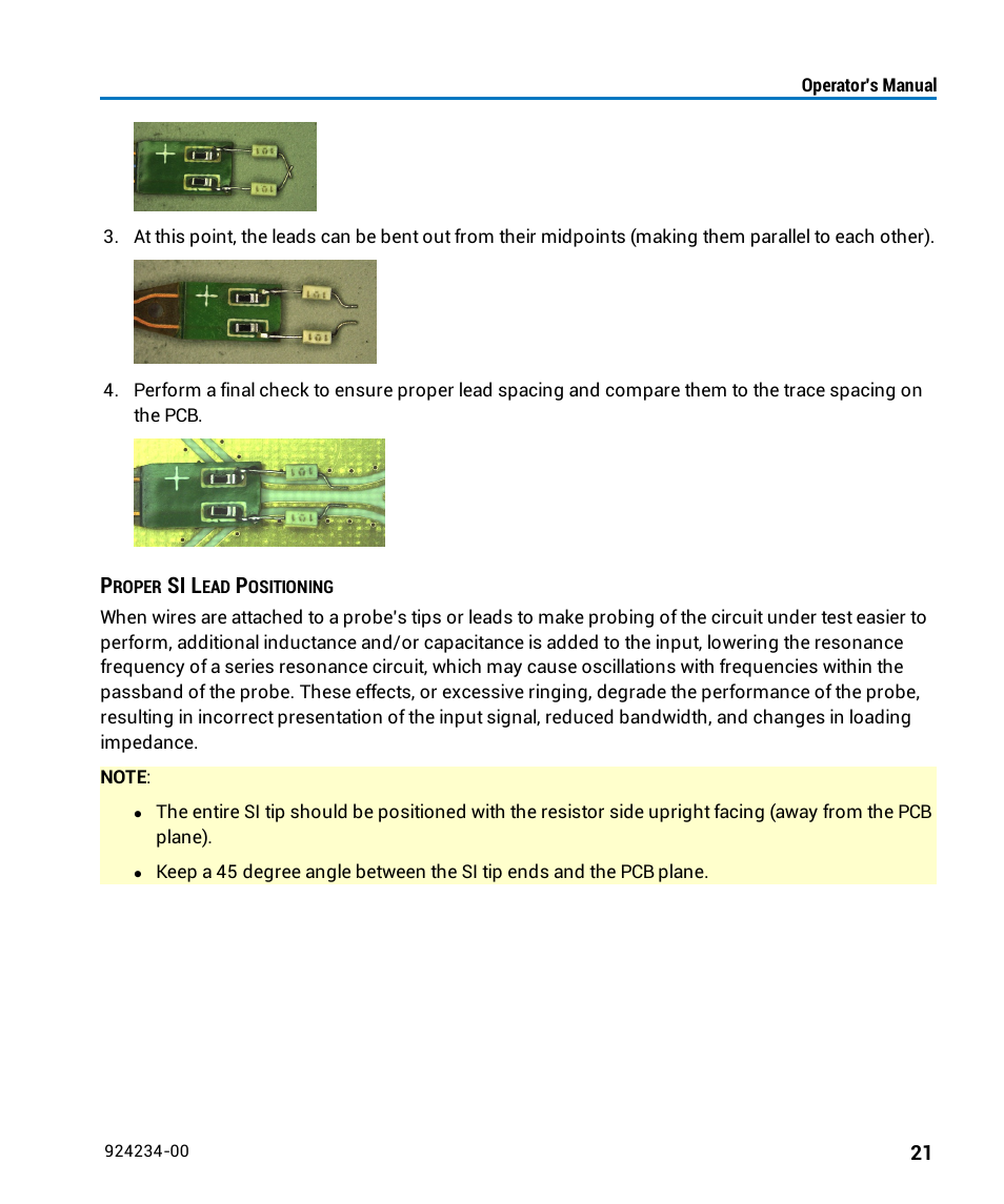 Si l | Teledyne LeCroy WaveLink Differential Probe Series (8-13 GHz) User Manual | Page 27 / 70