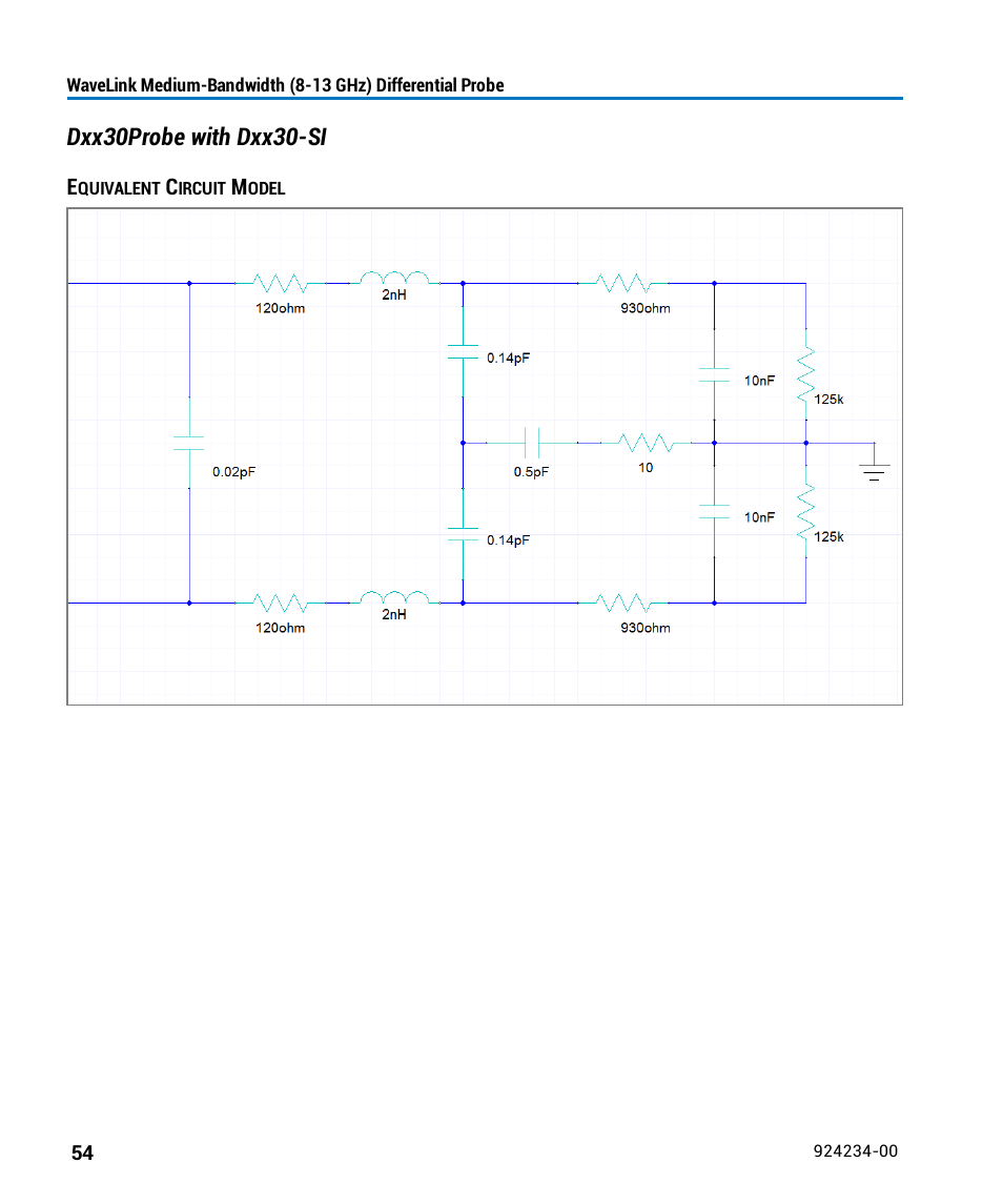 Dxx30probe with dxx30-si | Teledyne LeCroy WaveLink Differential Probe Series (8-13 GHz) User Manual | Page 60 / 70