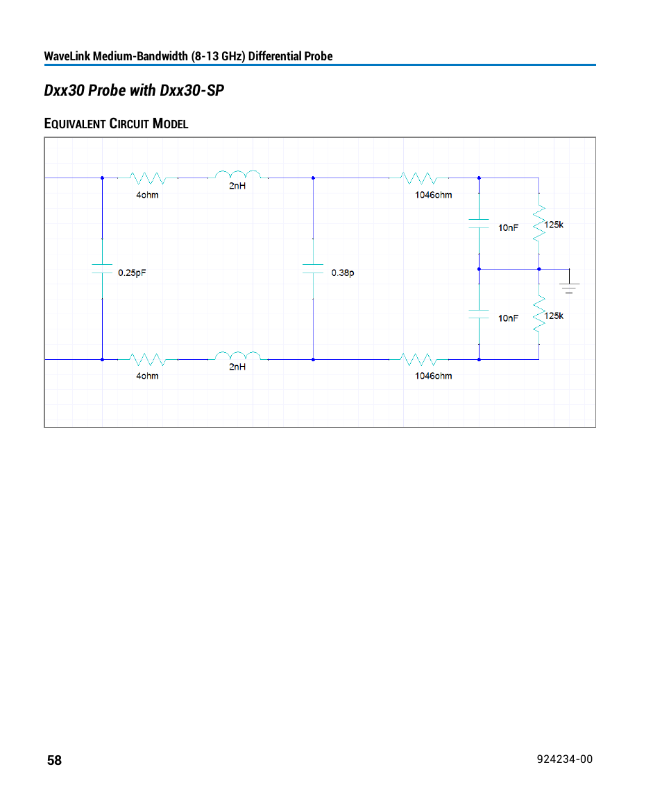 Dxx30 probe with dxx30-sp | Teledyne LeCroy WaveLink Differential Probe Series (8-13 GHz) User Manual | Page 64 / 70