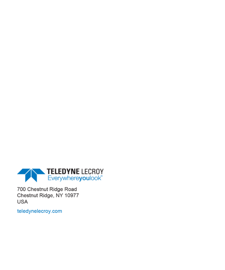 Teledyne LeCroy WaveLink Differential Probe Series (8-13 GHz) User Manual | Page 70 / 70