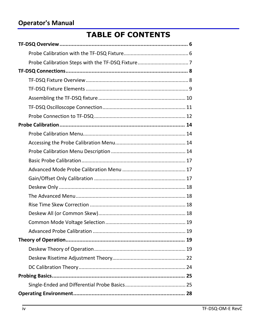 Teledyne LeCroy TF-DSQ User Manual | Page 4 / 31