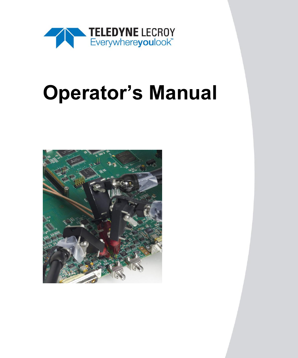 Teledyne LeCroy WaveLink Differential Probe Series (13-25 GHz) User Manual | 93 pages