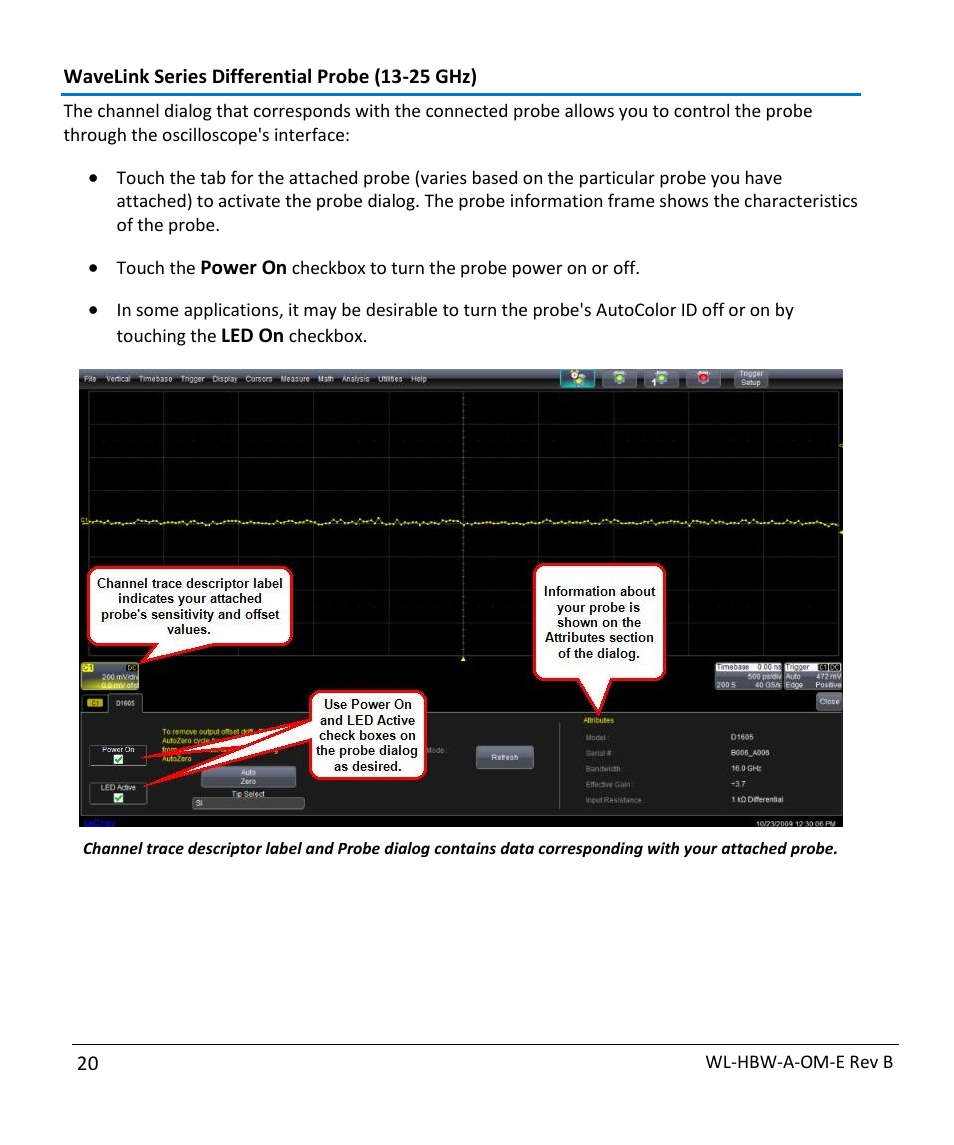 Teledyne LeCroy WaveLink Differential Probe Series (13-25 GHz) User Manual | Page 26 / 93