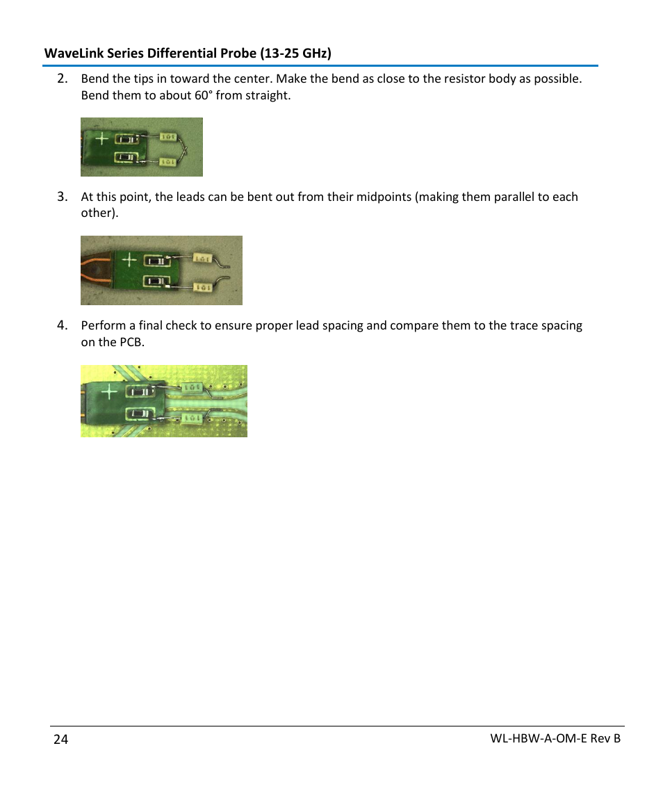 Teledyne LeCroy WaveLink Differential Probe Series (13-25 GHz) User Manual | Page 30 / 93