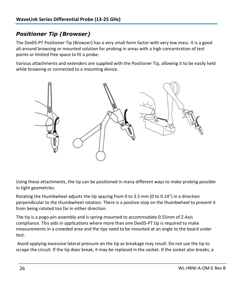 Teledyne LeCroy WaveLink Differential Probe Series (13-25 GHz) User Manual | Page 32 / 93