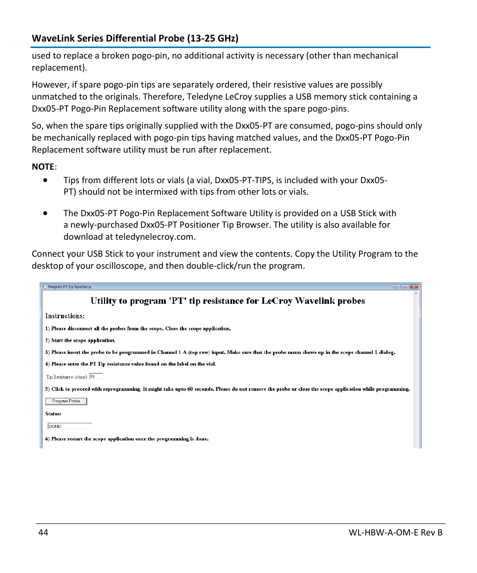 Teledyne LeCroy WaveLink Differential Probe Series (13-25 GHz) User Manual | Page 50 / 93