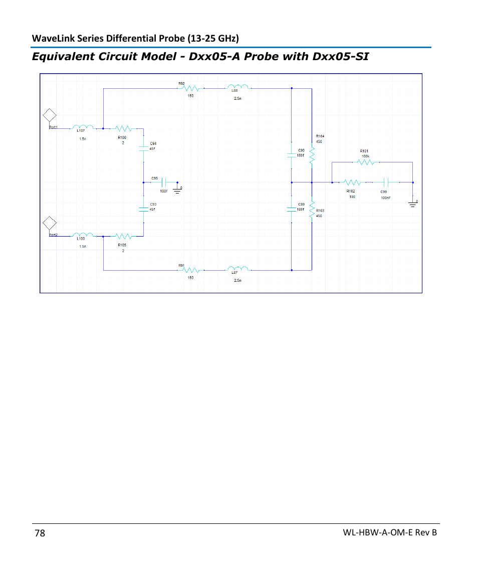 Teledyne LeCroy WaveLink Differential Probe Series (13-25 GHz) User Manual | Page 84 / 93