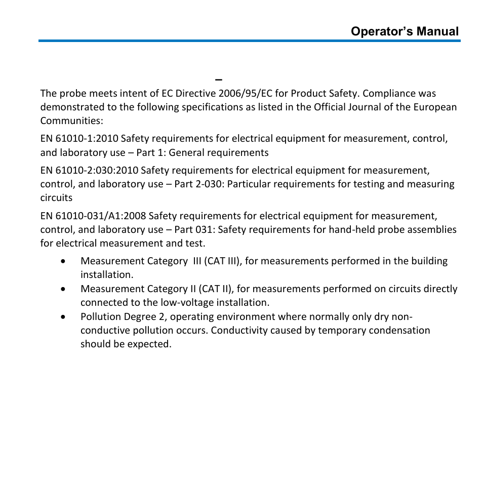 Safety compliance | Teledyne LeCroy AP031 User Manual | Page 15 / 20
