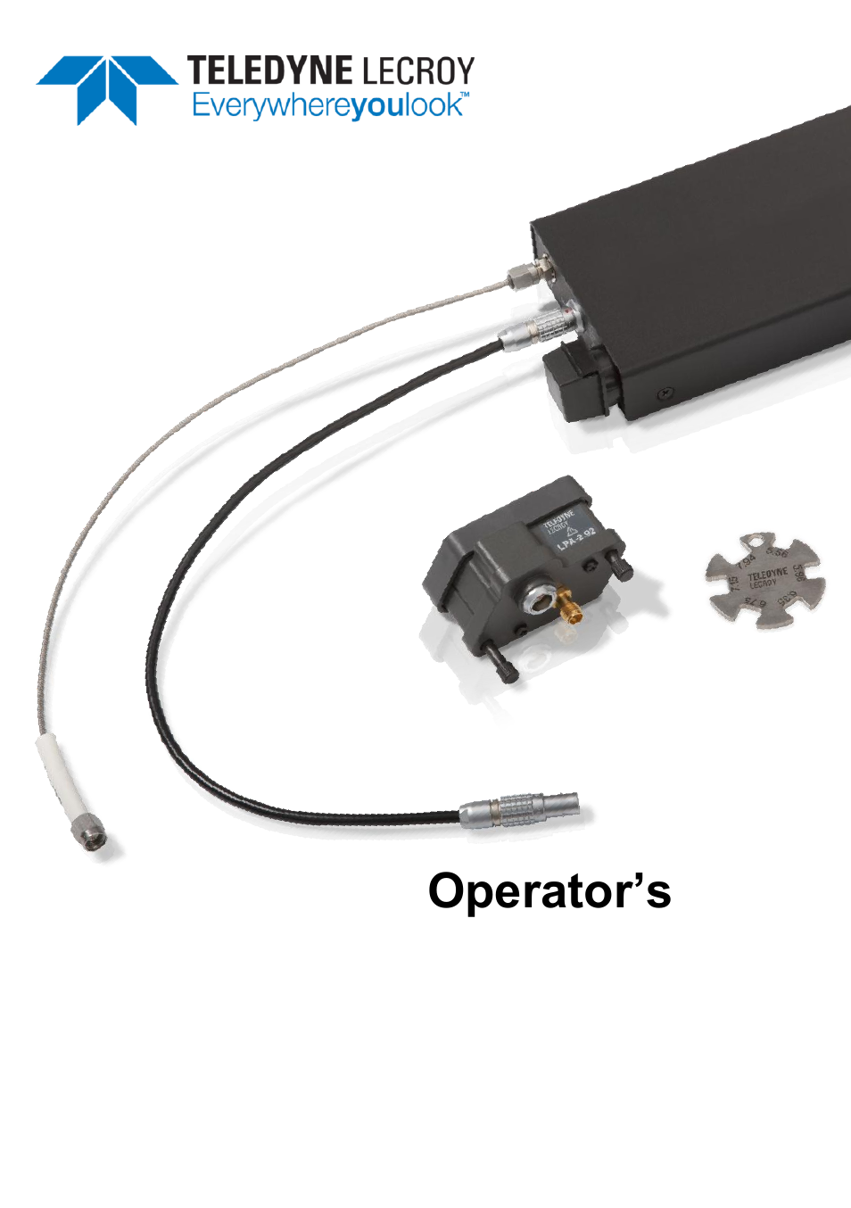 Teledyne LeCroy OE695G User Manual | 24 pages