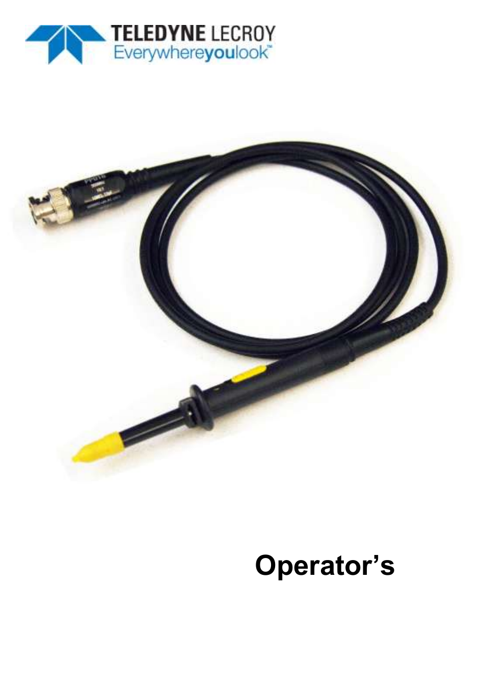Teledyne LeCroy PP016 User Manual | 12 pages